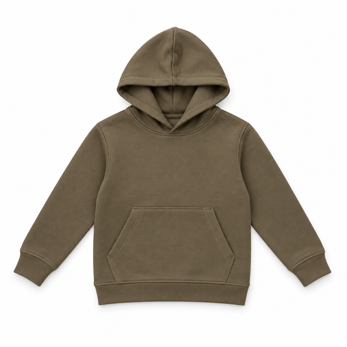 Comfy Olive Scuba Hoodie