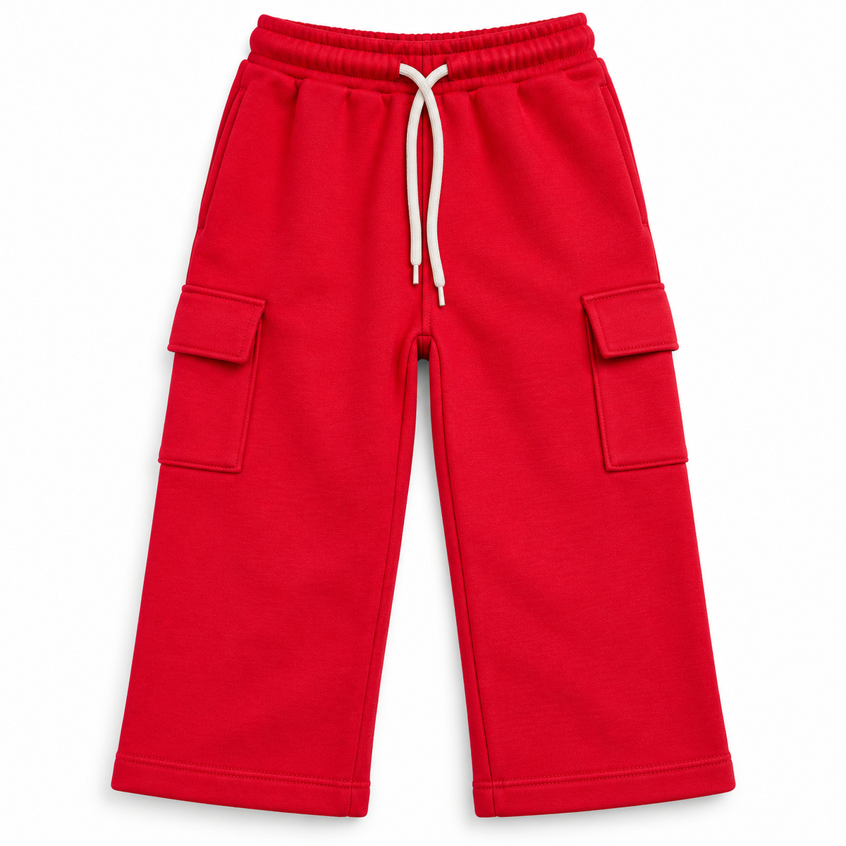 Cozy Mock Neck Fleece Red Set