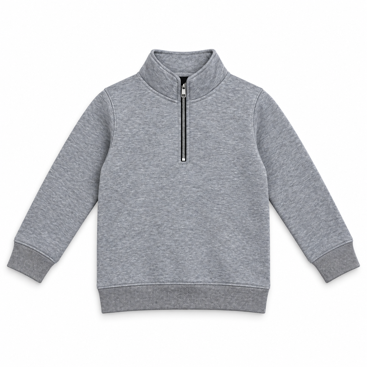 Cozy Mock Neck Fleece Gray Set