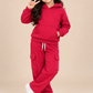 Cozy Hoodie Fleece Ox Blood Co-Ord Set