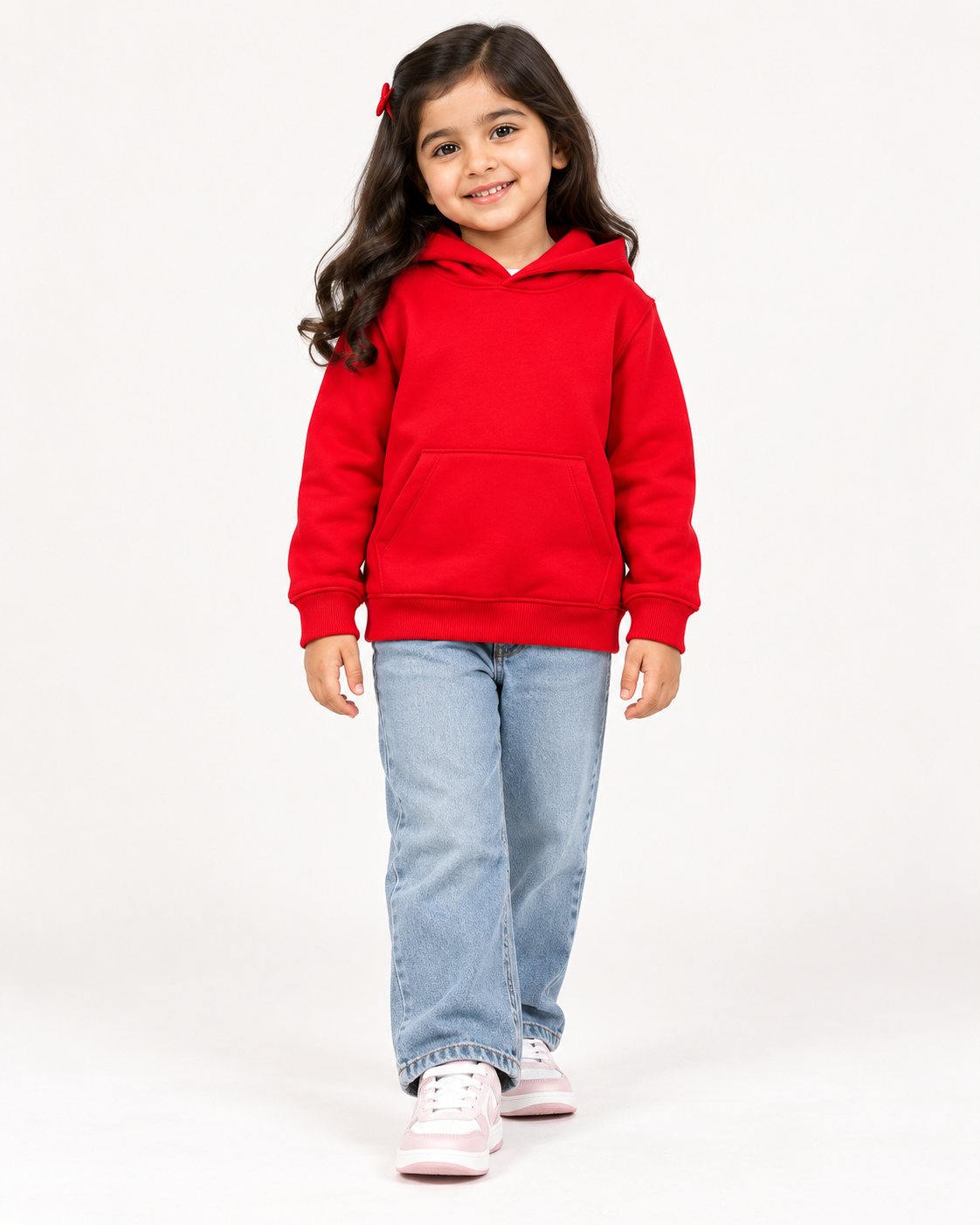 Comfy Fleece Red Hoodie