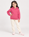 Comfy Fleece Pink Hoodie