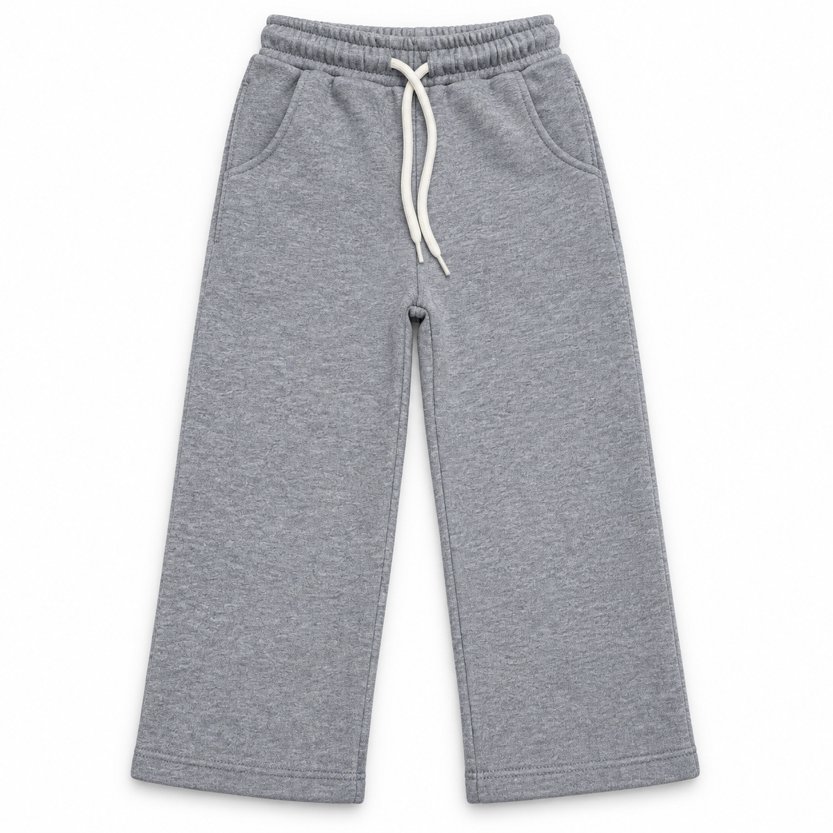 Cozy Mock Neck Fleece Gray Set