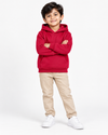 Comfy Fleece Ox Blood Hoodie
