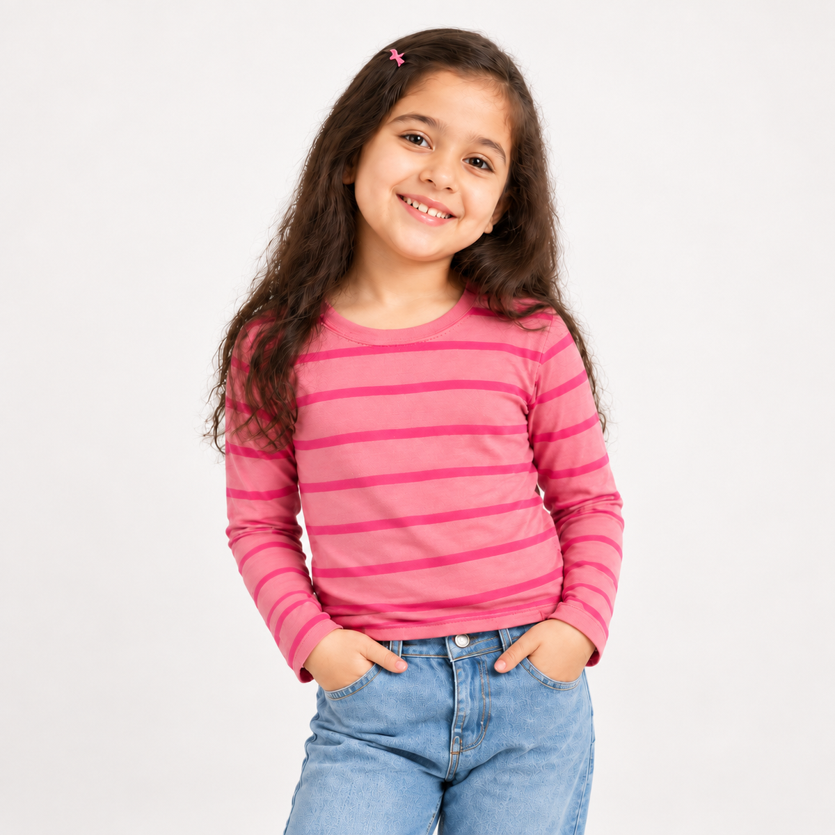 Yarn Dyed Full Sleeve T-shirt