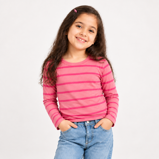 Yarn Dyed Full Sleeve T-shirt
