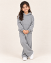 Cozy Hoodie Fleece Gray Set